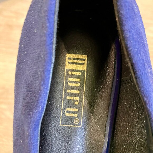 NEW! IDIFU Blue Suede Pumps - Picture 2 of 5